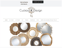 Tablet Screenshot of cuckoo4design.com